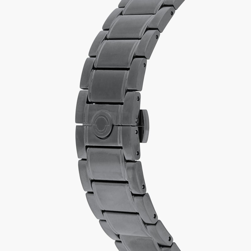 OMAX ساعة أوماكس ماستربيس للرجال - قرص أزرق، سوار فضي - Image 5